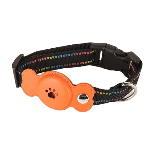 COSMICROWAVE Reflektierendes Hundehalsband, verstellbar, weich, atmungsaktiv, bequem, Nylon-Haustierhalsband für Hundehalsband, Hundetrainingshalsband, Haustier-Trainingshalsband, (L) von COSMICROWAVE