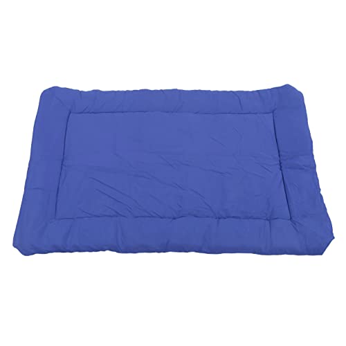 COSMICROWAVE Tragbares Hundebett und Faltbare Haustier -Reisematte, robust und komfortabel für den Außengebrauch, einfach zu reinigen und zu lagern, ideal für Autocamping und andere Outdoor (Blue) von COSMICROWAVE