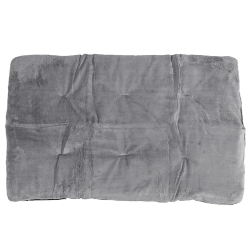 Haustier-Heizkissen, wasserdichte Hunde-Heizkissen-Matte, fressendes Haustier-Pad, selbstwärmendes Katzenbett, weiche, hautfreundliche Hunde- und Katzen-Heizmatte, tragbare, (Silver Gray XL) von COSMICROWAVE