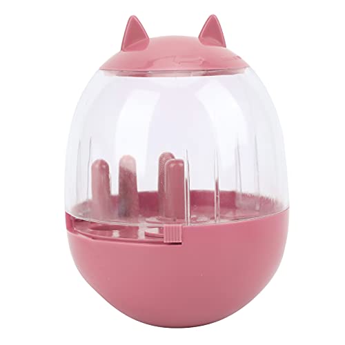 Hundefutter-Ausgabespielzeug, langsames Fressen, interaktives Futter-Puzzlespielzeug, verstellbarer Slow-Feeder-Ball, Hunde-Puzzlespielzeug, ideales Hunde-Anreicherungsspielzeug, (Tumbler-Girl Pink) von COSMICROWAVE