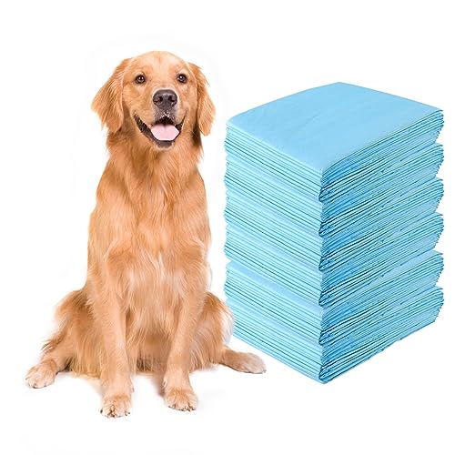 COSTWAY Trainingsunterlagen Hunde, Auslaufsicheres 5-lagiges Design, Welpenunterlagen Puppy-Pads, Hygieneunterlagen Einwegpads PIPI-Pads, Trainingspads Welpen (100 Stück 75x90cm) von COSTWAY