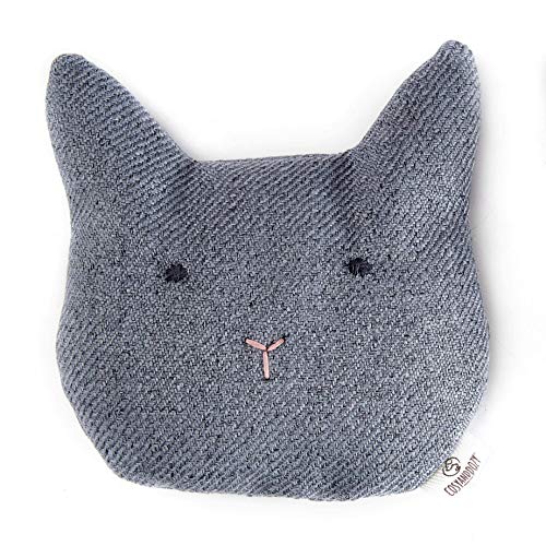 COSY AND DOZY Katzenspielzeug 13 x 13 cm - Katzen Spielzeug - Cat Toys - Spielzeug Katze - Katzen Spielsachen - Fisch Spielzeug für Katzen - Cat Toy - Katzenspielzeuge Gefüllt mit Buchweizenschalen von COSY AND DOZY