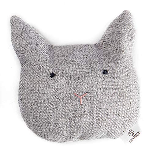 COSY AND DOZY Katzenspielzeug 13 x 13 cm - Katzen Spielzeug - Cat Toys - Spielzeug Katze - Katzen Spielsachen - Fisch Spielzeug für Katzen - Cat Toy - Katzenspielzeuge Gefüllt mit Buchweizenschalen von COSY AND DOZY