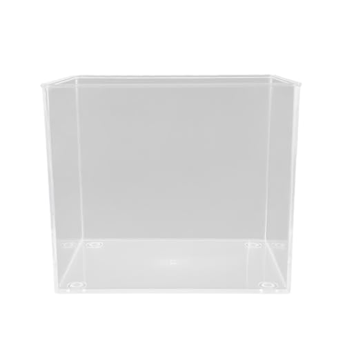 CPAOWEHF Kunststoff Fisch Schüssel Anti Rutsch Boden Aquarium Transparent Aquatische Haustier Liefert Aquarium Platzsparende Hause Dekore von CPAOWEHF