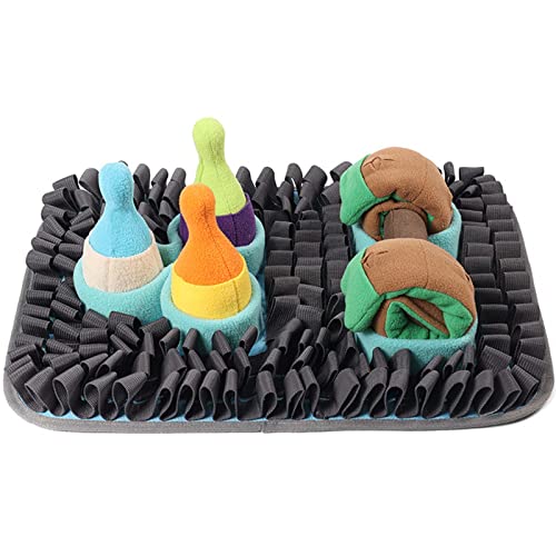 CPAOWEHF Pet Snuffle Feeding Mat Dog Interactive Puzzle Toy Slow Feeder Sniffing Pad Encouraging Natural Foraging Skills for Pets von CPAOWEHF