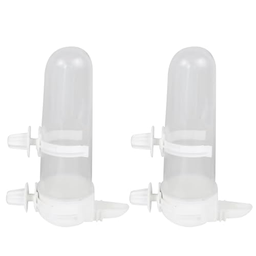 CPAOWEHF Vogel Feeder Box Wasser Dispenser Für Papageien Automatische Vögel Fütterung Box Kleine Vogelfutter Feeder Vogelkäfig Zubehör 2PCS von CPAOWEHF