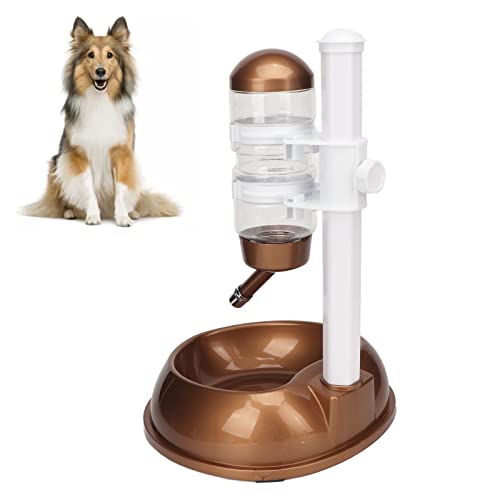 Verstellbarer Multifunktions-Hundenapf, Wasserspendernapf für Haustiere mit abnehmbarer Stange zum höhenverstellbaren Füttern und Trinken von CRBWXONLIFE