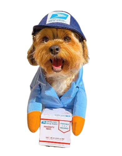 CRETUAO Halloween-Hundekostüm lustiges Weihnachtsparty Cosplay Verwandlungskostüm kleine und mittelgroße Hunde Katzen Haustier-Bekleidungszubehör,1 Express,L von CRETUAO