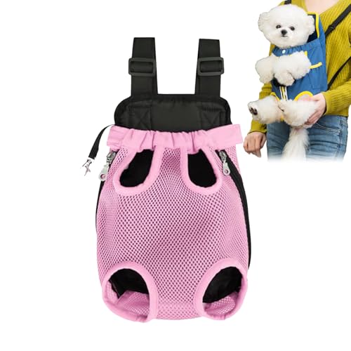 CRTZHA Furry Pawsy-Trage, Furry Pawsy-Katzentrage, Furry Pawsy-Katzenrucksack, Haustier-Reisetrage, Tragetasche für Hunde und Katzen, Verstellbarer Gurt und Fallschutz (L,1PC-A) von CRTZHA