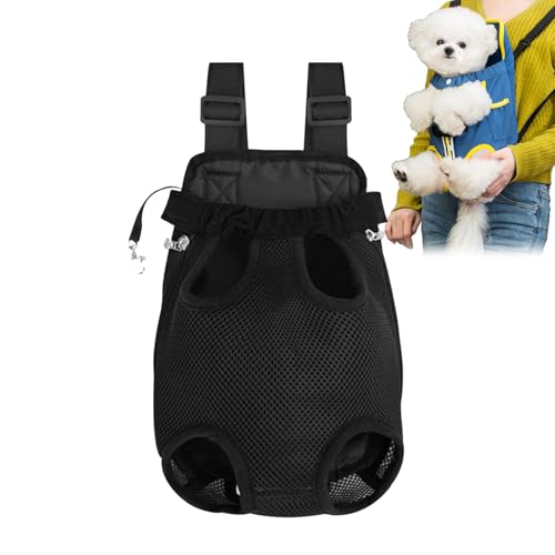 CRTZHA Furry Pawsy-Trage, Furry Pawsy-Katzentrage, Furry Pawsy-Katzenrucksack, Haustier-Reisetrage, Tragetasche für Hunde und Katzen, Verstellbarer Gurt und Fallschutz (L,1PC-B) von CRTZHA