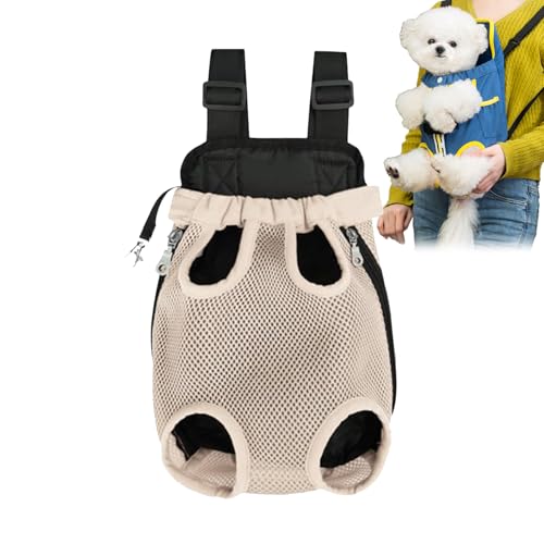 CRTZHA Furry Pawsy-Trage, Furry Pawsy-Katzentrage, Furry Pawsy-Katzenrucksack, Haustier-Reisetrage, Tragetasche für Hunde und Katzen, Verstellbarer Gurt und Fallschutz (S,1PC-G) von CRTZHA