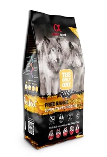 Alpha Spirit Geflügelfutter Trockenfutter für Hunde (12 kg) von CT-TRONICS