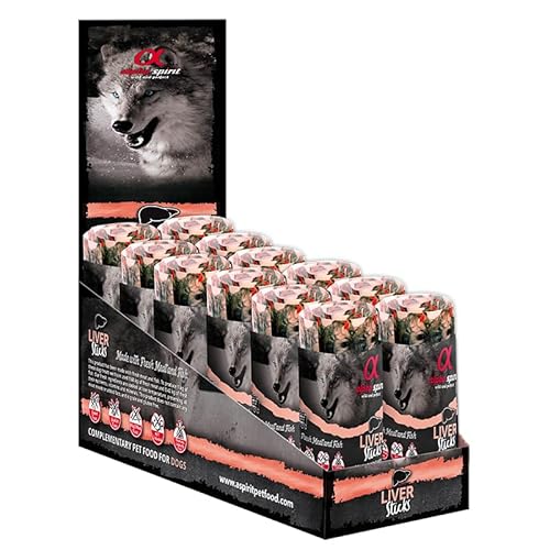 Alpha Spirit Ristra Stick Snack für Hunde, Box mit 12 x 16 Stück, insgesamt 192 Riegel (Hyge) von CT-TRONICS