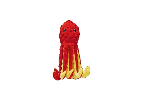 Beeztees Hundespielzeug | Faserfüllter Oktopus | Größe S | Rot von CT-TRONICS