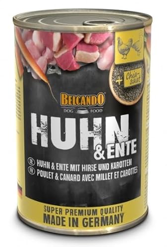 Belcando Super Premium Nassfutter für Hunde, 6 Dosen x 400 g (Huhn und Ente mit Hirse und Karotten) von CT-TRONICS