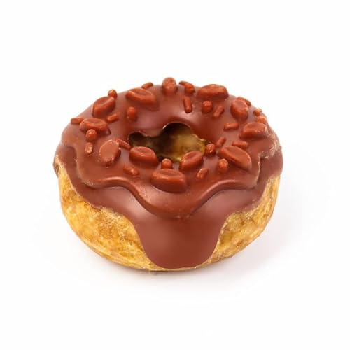 Bubimex Snack Donut aus glasiertem Huhn, Ø 7 cm, 10 Stück (Erdbeere) von CT-TRONICS