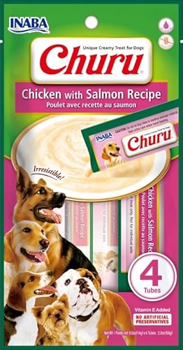 Churu Hunde gesunde Snacks für Hunde (Huhn und Lachs, 12 x 4 x 14 GR) von CT-TRONICS