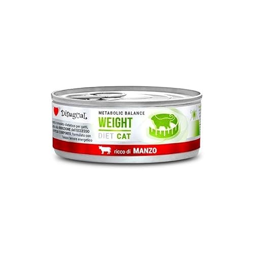 Disugual Katzen-Diät | für besondere Ernährungsbedürfnisse | 12 x 85 g | (12 x 85 g, Rindfleisch Gewicht) von CT-TRONICS