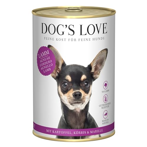 Dog's Love Adult | Nassfutter für Hunde | 6 x 400 g (Lamm) von CT-TRONICS