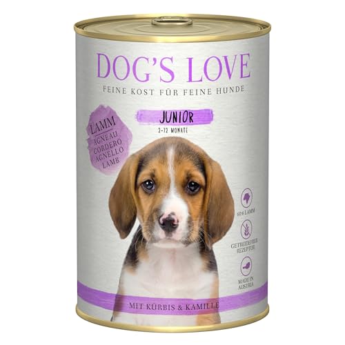 Dog's Love Puppy | Nassfutter für Welpen (Welpen) | 6 x 400 g (6 x Lamm) von CT-TRONICS