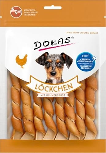 Dokas Snack Natural Spiralen mit Hühnerbrust, 10 x 120 g von CT-TRONICS