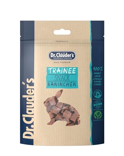 Dr. Clauder's Gesunde Snacks für Hunde | verschiedene Geschmacksrichtungen | Beutel 10 x 50 g | Kaninchen von CT-TRONICS