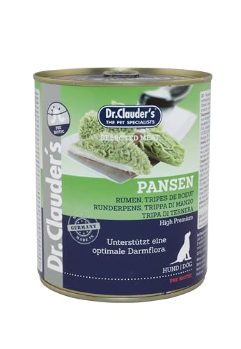 Dr. Clauder's Premium Hundefutter | Präbiotische Sorte | verschiedene Geschmacksrichtungen | 6 x 800 g | (6 x 800 g, Rinderbärmel) von CT-TRONICS