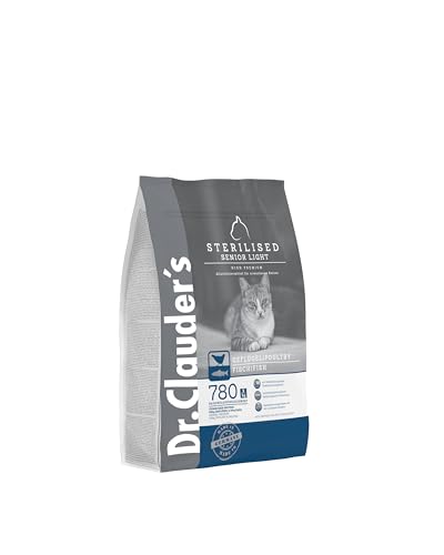 Dr. Clauder's Premium Trockenfutter für Katzen, Hähnchengeschmack für sterilisierte Katzen, 400 g von CT-TRONICS