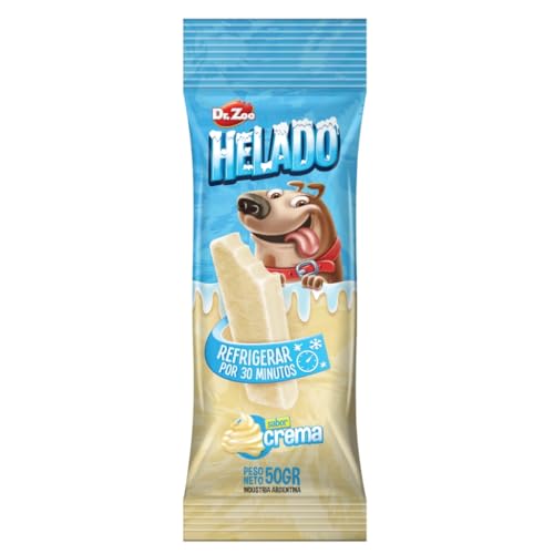 Dr.Zoo Eiscreme für Hunde, 12 x 50 g, verschiedene Geschmacksrichtungen von Creme, Bananensplit oder Wurst und Käse, lecker (12 x 50 g, Creme) von CT-TRONICS