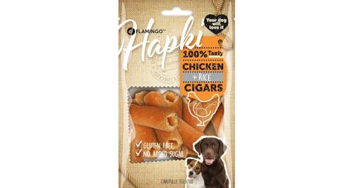 Flamingo Snacks Hapki Zigarre mit Huhn und Reis 4 x 85 g von CT-TRONICS