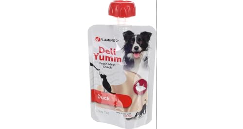 Flamingo Snacks für Hunde Deli YUMM Ente, 10 x 90 g von CT-TRONICS