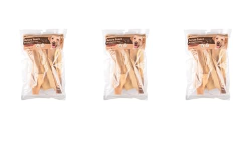 Flamingo Snacks für Hunde Nature Snack Büffelleder 10 x 200 g von CT-TRONICS