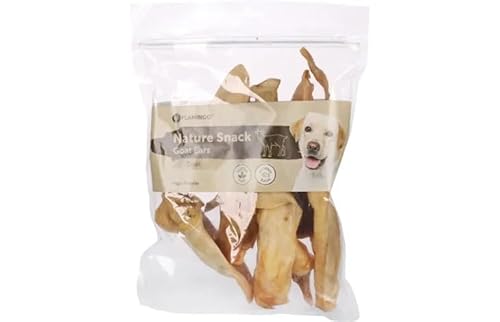 Flamingo Snacks für Hunde Nature Snack Ziegenohren Pack 2 x 200 g von CT-TRONICS