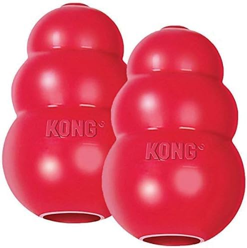 Kong Klassisches Hundespielzeug, Größe L, 2er-Pack, für Hunde von 13 bis 30 kg von CT-TRONICS