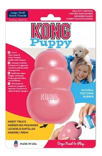Kong Puppy Hundespielzeug für Welpen, verschiedene Größen, zufällige Farbe, 2 Stück, (L) von CT-TRONICS
