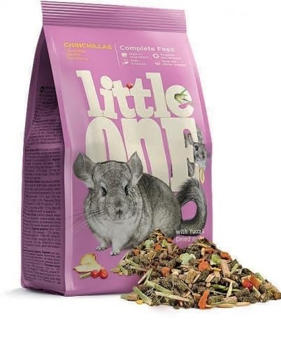 Little One Chinchillas Futter, 900 g, 4 Stück, 900 g von CT-TRONICS