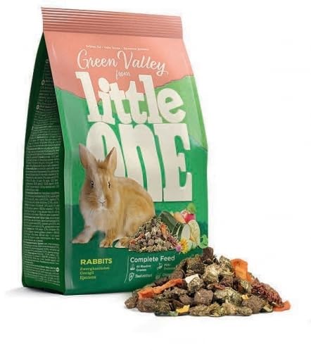 Little One Green Valley | Futter für Nagetiere | Kaninchen | Chinchillas | Degus | Meerschweinchen | 2 x 750 g (Kaninchen) von CT-TRONICS