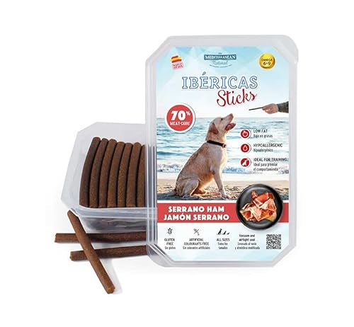 Mediterranean Natual Iberica Gesunde Hundesnacks 4 x 800 g (Serrano-Schinken) von CT-TRONICS