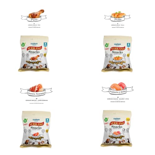 Mediterranean Natural Serrano Snacks für Hunde, 12 x 100 g (mediterran) von CT-TRONICS