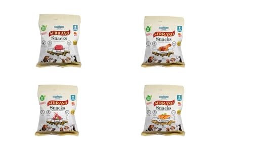 Mediterranean Natural Serrano Snacks für Hunde, 12 x 100 g Mischungen (Fleischfresser) von CT-TRONICS