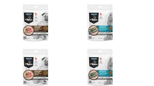 Mediterranean Natural Snacks für gesunde Hunde, 4 x 190 g (2 x Huhn und Truthahn, 2 x Sardine) von CT-TRONICS