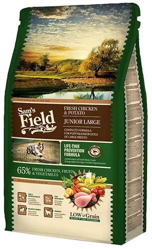 Sam's Field Hundefutter Trockenfutter (Hähnchen und Kartoffeln Frische Welpen, groß, 13 kg) von CT-TRONICS