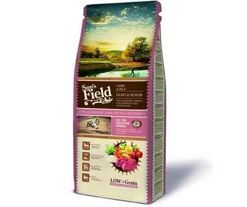 Sam's Field Trockenfutter für Hunde (Lamm und Reis Senior Light, 13 kg) von CT-TRONICS