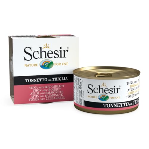 Schesir | Gelee | verschiedene Geschmacksrichtungen | 14 x 85 g (14 x 85 g, Thunfisch mit Meeräschchen in Gelee) von CT-TRONICS