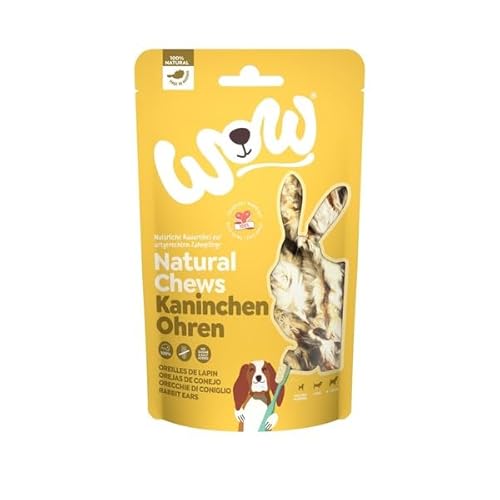 Wow Natürliche Snacks für Hunde, verschiedene Geschmacksrichtungen, Kaninchenohren von CT-TRONICS