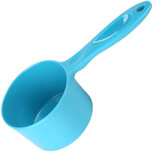 Hundefutter Scoop 1/2 Tasse Schaufel Melamin Hundefutter Messung von Katzen Comous Griff Haustier Futter Schaufel für Vögel Kätzchen Kaninchen Blaues Hundefutter Scoop Scoop von CUCUFA