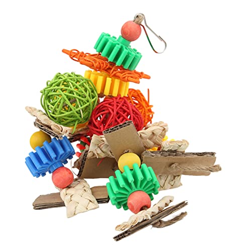 Vogelkletterspielzeug Lovebird Parrot Chew Toys Bissfest für Papageien von CUEA