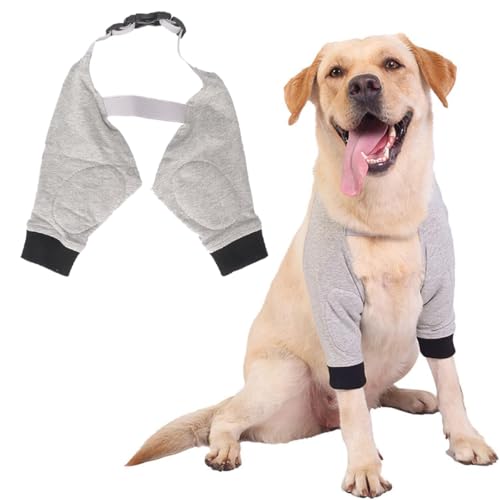 CUEMOON Ellbogenbandage für Hunde, verstellbare Ellbogenschiene für Hunde, zum Schutz der Wunden und halten Sie Sich im Winter warm,XL von CUEMOON