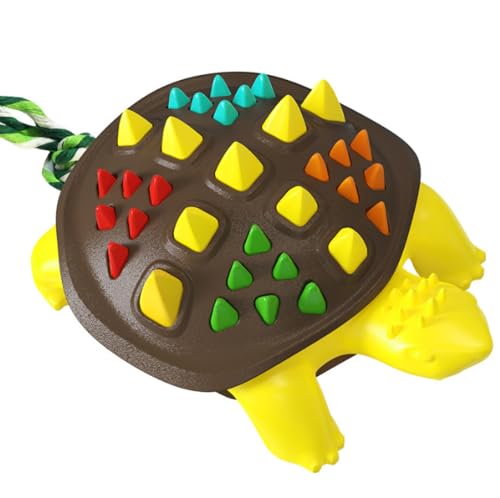 CUHYNG 2pcs Haustierspielzeug Bunte Schildkröte Hund Spielzeug Haustierzubehör TPR Molaren Beißspielzeug 10cm von CUHYNG