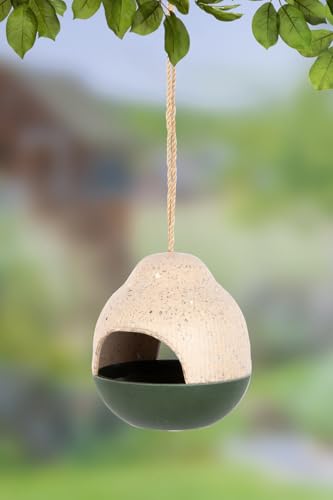 CULT at home Vogeltränke Garten für kleine Vögel– Vogelhaus Balkon – Schale Vogel Tränke Insektentränke – Vogeltränken für draußen zum Aufhängen Aufstellen - Höhe 20 cm von CULT at home